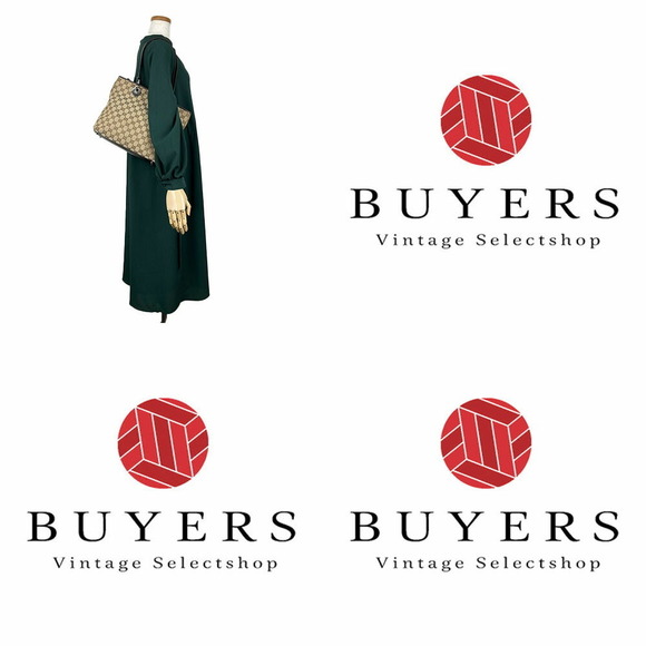 Gucci GUCCI GG Canvas Leather Tote Bag 139552 Canvas Tote Bag 139552 - Picture 10 of 11